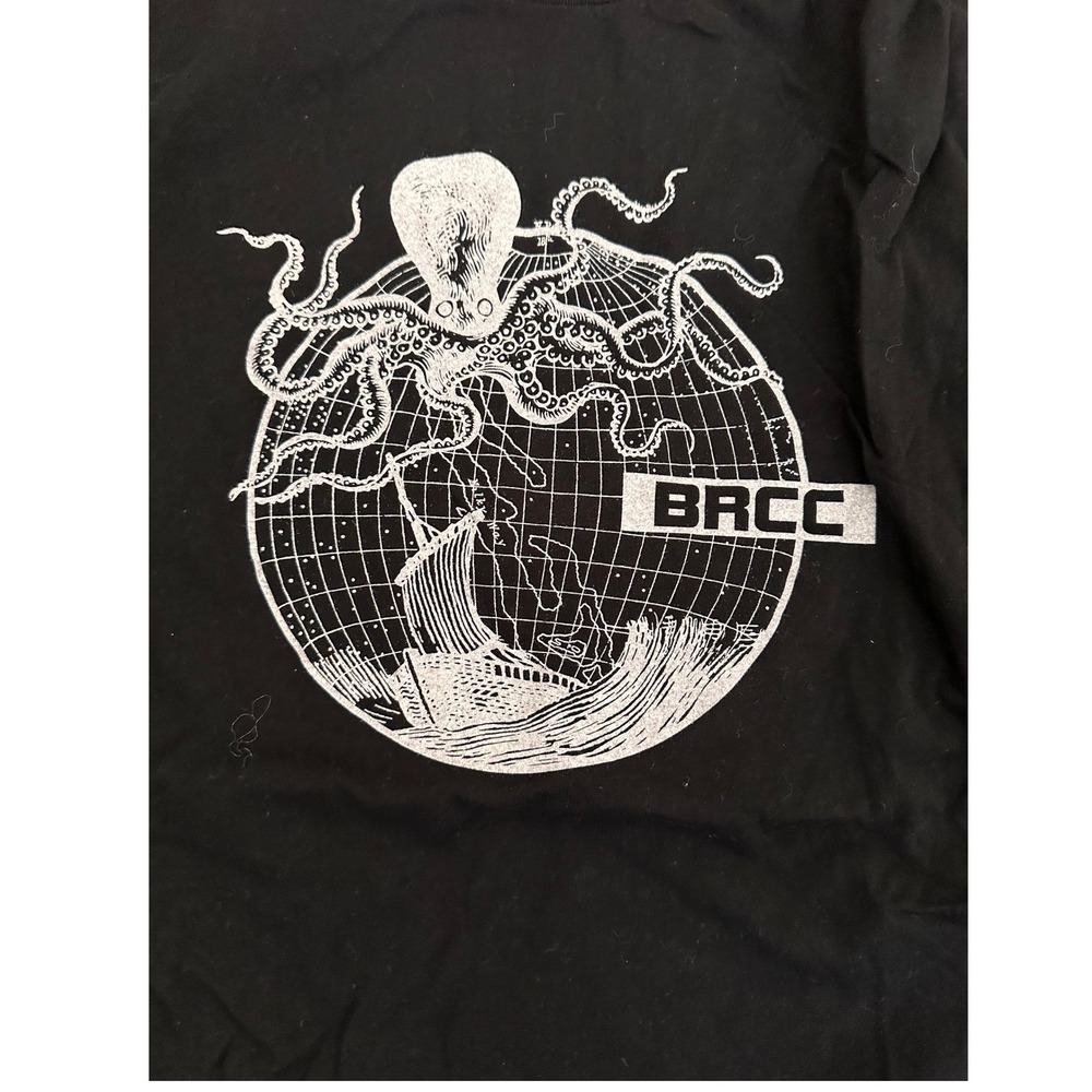 Black Rifle Coffee Company Kraken T-Shirt Mens XL Black Graphic Tee BRCC USA